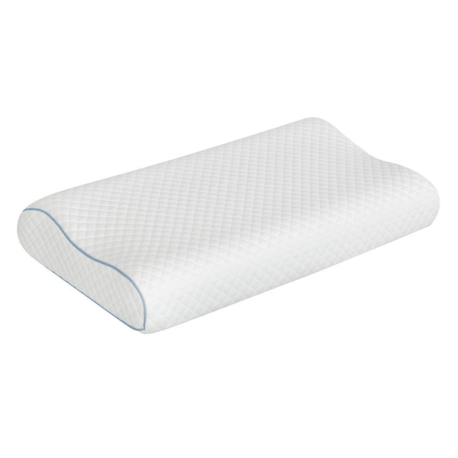 Dreamz Memory Pillow Supprt Shoulder FoamWhite Pillowcase-1973193536794923009