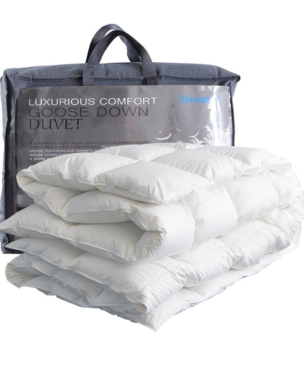 DreamZ 700GSM All Season Goose Down Super King-1973193831797100545