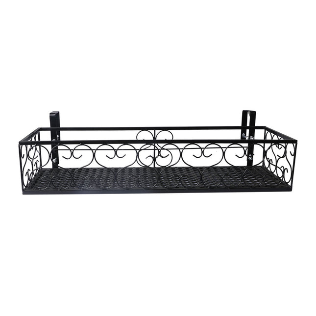 Levede Plant Stand Outdoor Indoor Home Black Rectangle-1975420370764828673
