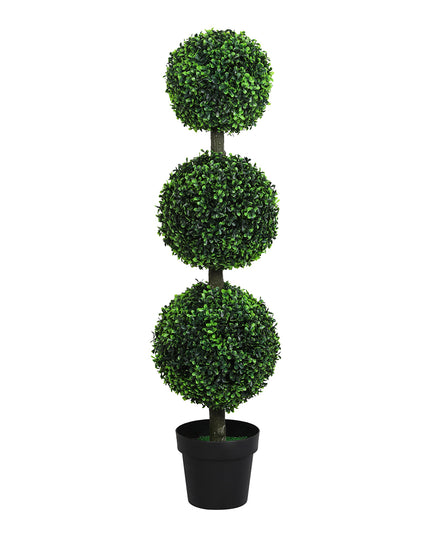 Lambu Artificial Triple Ball Boxwood Trees-1975420333049647105
