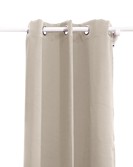 2x Blockout Curtains Panels 3 Layers Beige CD1003-132X213-GR-1973194062643204097