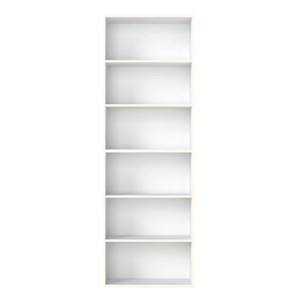 Levede 6 Tier Book Shelf Adjustable Shelves White-1984023719693127681