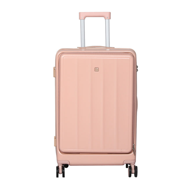 Slimbridge 26" Luggage Trolley Travel Hard Pink-1975420322798768129