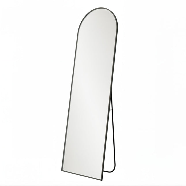 Yezi 165X60CM Full Length Mirror Wall Mounted Mirror Black-1973193573197287425