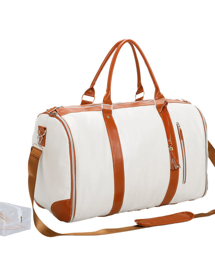 Slimbridge Garment Bags Hanging Suit Duffel Bag Beige-1975420336547696641