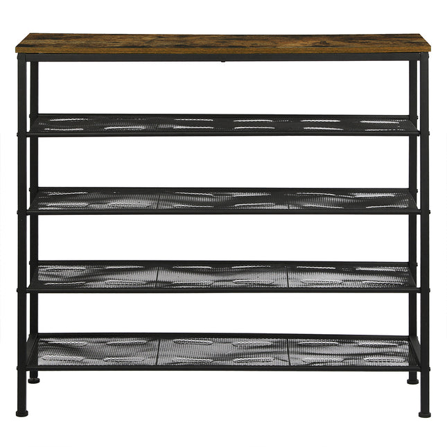 Levede 5-Tier Shoe Rack Storage Cabinet 100cm Wide-1975420510837805057