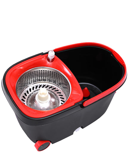 Cleanflo Spin Mop Bucket Set 360? Degree Black-1973193868618895361