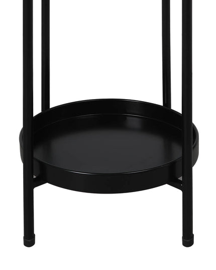 Levede 2 Tier Plant Stand Outdoor Indoor Black Large-1973193775849279489