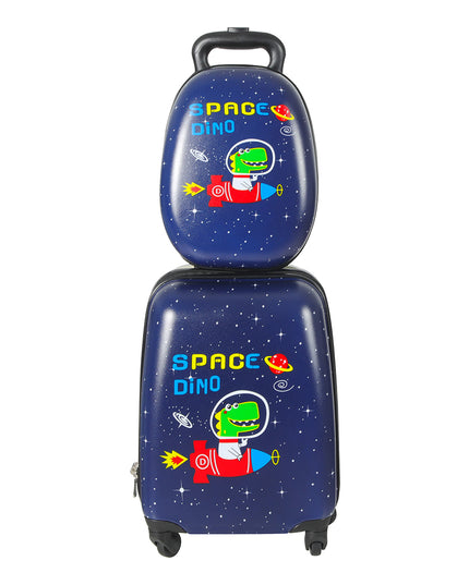 BoPeep 16''13'' 2PCS Kids Luggage Set Space Dino-1973193918254288897