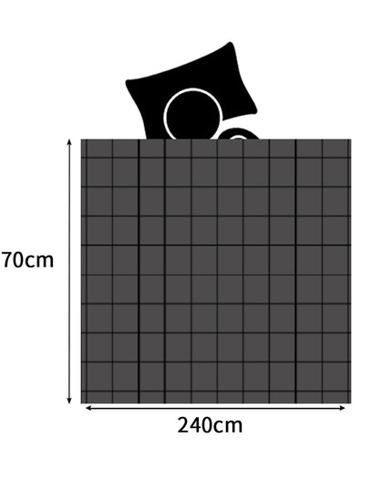 DreamZ Quilt Doona Comforter Blanket Grey Super King-1973193700104343554