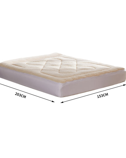 DreamZ Mattress Topper 100% Wool Underlay Queen-1973193979474350082