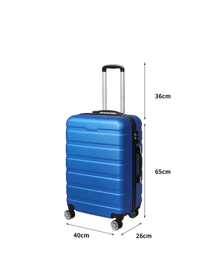Slimbridge 24"Luggage Case Suitcase Blue 24 inch-1973193939964006402