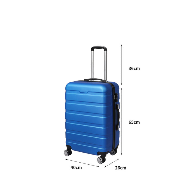 Slimbridge 24"Luggage Case Suitcase Blue 24 inch-1973193939964006402