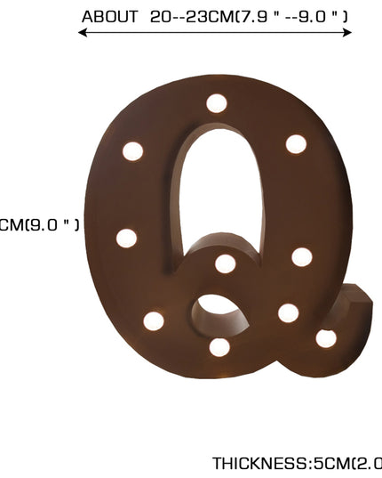 LED Metal Letter Lights Free Standing-1973194149607903234