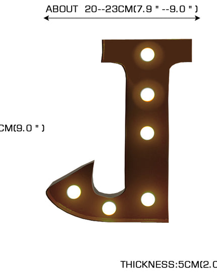LED Metal Letter Lights Free Standing-1973194149398188034