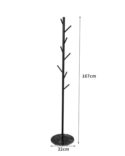 Levede Coat Rack Hat Clothes Stand Hanger Black-1973193815909076994