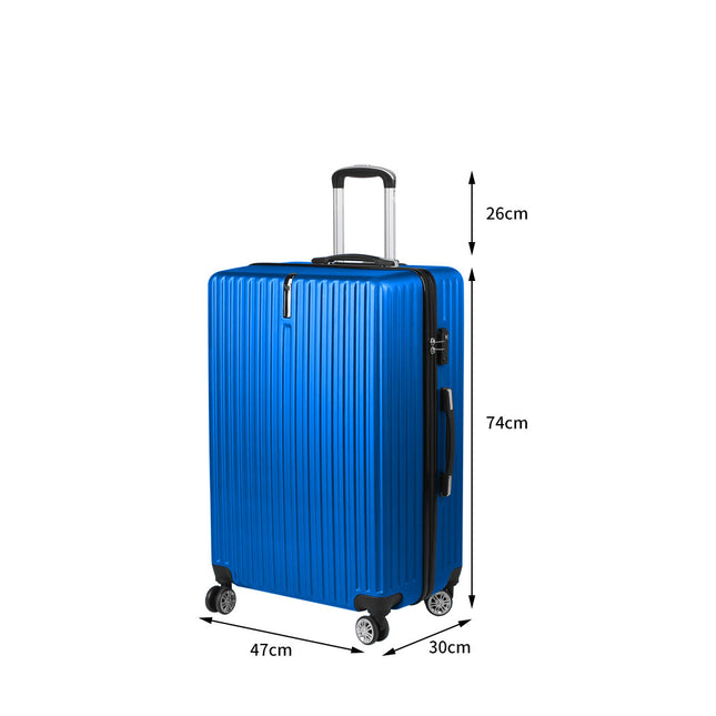 Slimbridge 28" Inch Luggage Suitcase Blue 28 inch-1973193937560670210