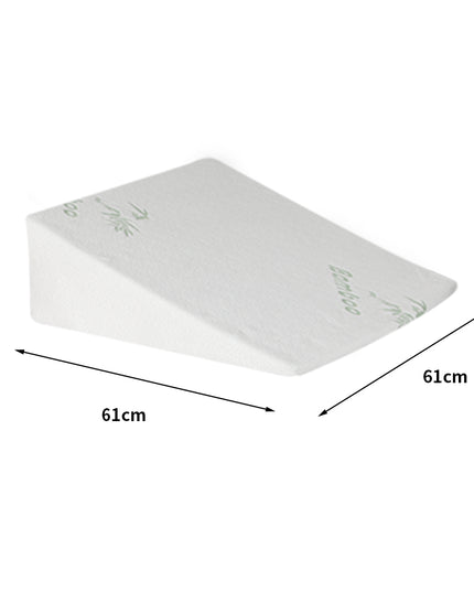 DreamZ Bedding Wedge Pillow Memory Foam White 19-1973193852017840130