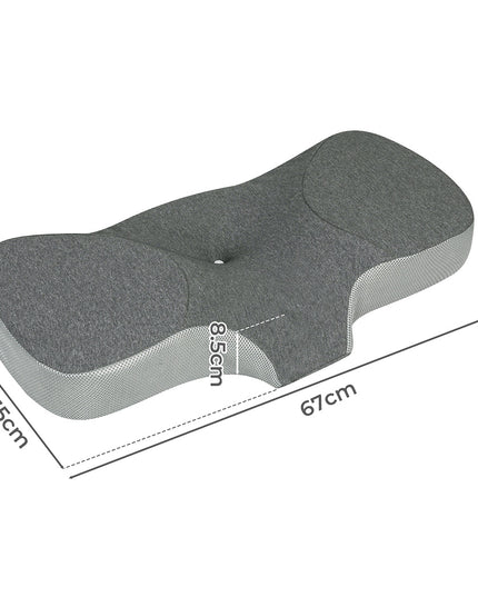 Dreamz Memory Foam Pillow Pillowcase Supprt Grey Rebound-1973193536392269826