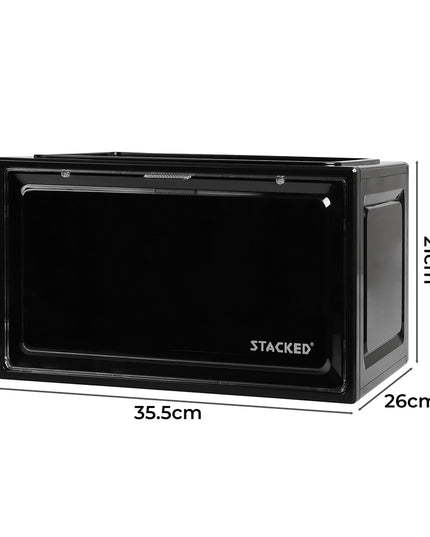 Stacked Shoe Box Acrylic Sneaker Display 1PC Black-1975420405862764546