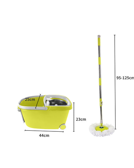 Cleanflo Spin Mop Bucket Set 360? Spinning Green-1973193868803444738