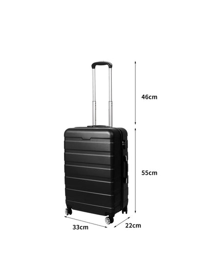 Slimbridge 20" Carry On Luggage Case Black 20 inch-1973193938210787330