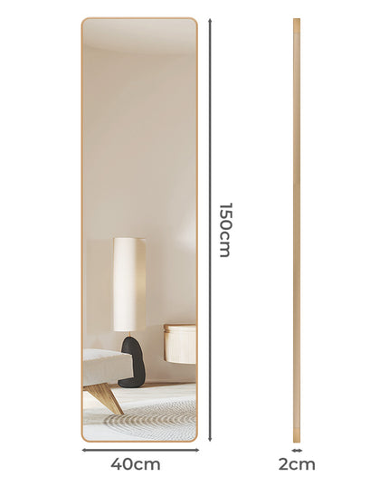 Yezi Wall Mounted Full Length Mirror-1973193471820959746