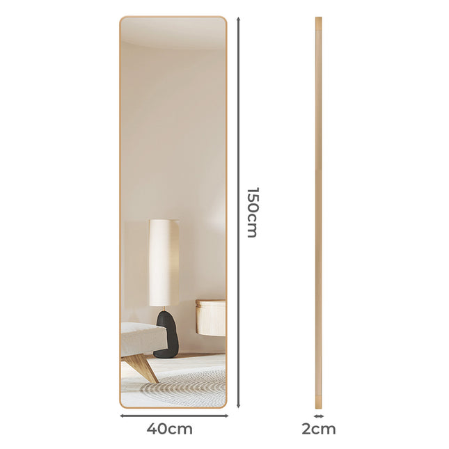 Yezi Wall Mounted Full Length Mirror-1973193471820959746