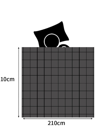 DreamZ Quilt Doona Comforter Blanket Grey Queen-1973193699919794178