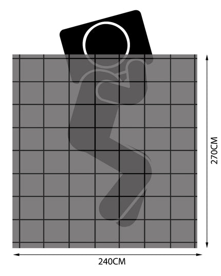 DreamZ 700GSM All Season Goose Down Super King-1973193831797100546