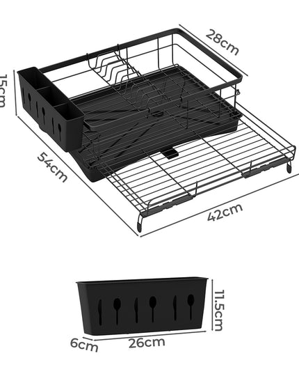 Toque Expandable Drain Drying Rack Dish Bowl Holder-1973193546504736770