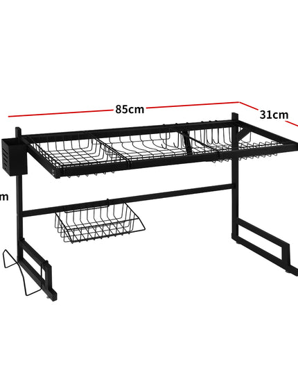 TOQUE Dish Drying Rack Over Sink Steel 85 CM-1973193927708250114