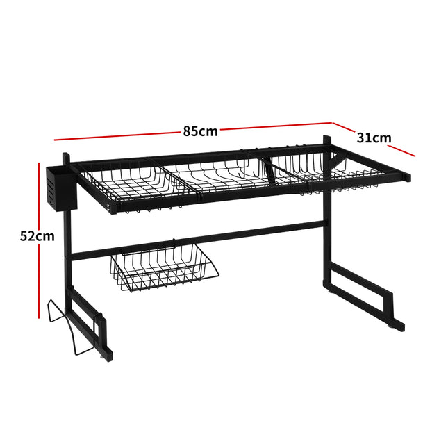 TOQUE Dish Drying Rack Over Sink Steel 85 CM-1973193927708250114
