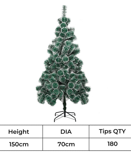 Santaco 1.5M 180 Tips Christmas Tree Full Pine Needle-1973193579564240898