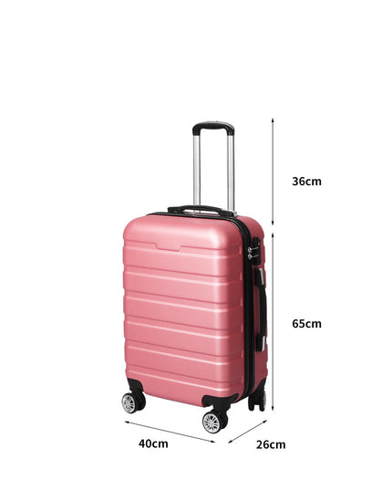 Slimbridge 24"Luggage Case Suitcase Rose Gold 24 inch-1973193940630900738