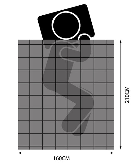 DreamZ Duck Down Feather Quilt 200GSM King Single-1973193829087580162