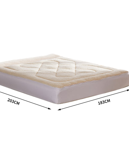 DreamZ Mattress Topper 100% Wool Underlay King-1975420430026149890