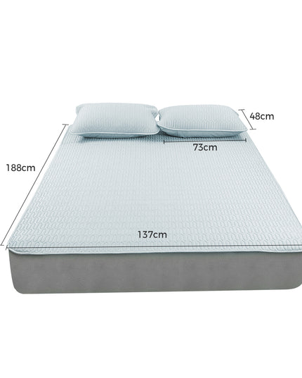 DreamZ Latex Cooling Bed Sheet Set Fitted 3PCS Double-1973194024219185154