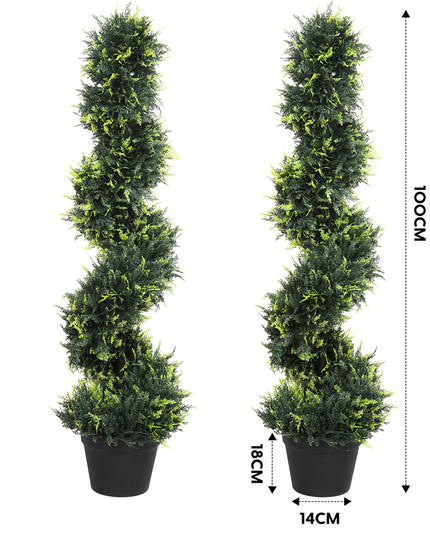 Lambu Artificial Spiral Cedar Tree-1975420332865097730