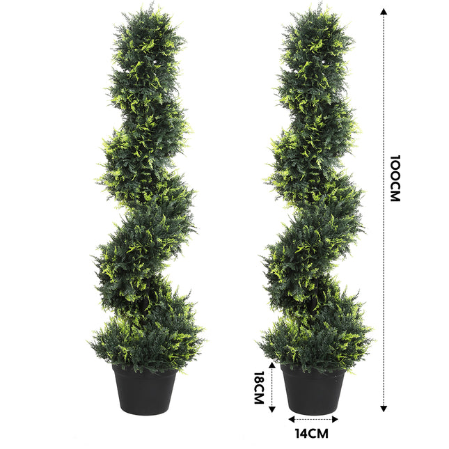 Lambu Artificial Spiral Cedar Tree-1975420332865097730