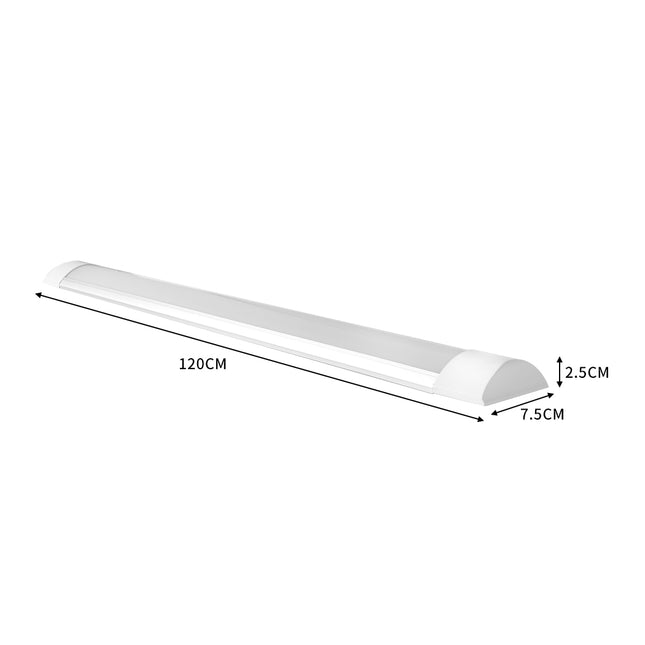 Emitto 10Pcs LED Slim Ceiling Batten 120 CM x10-1975420422354767874