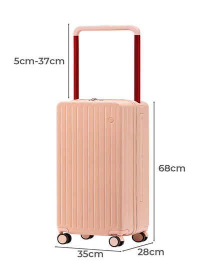 Slimbridge 26" Luggage Wide Handle Hard Case Pink-1975420323562131458