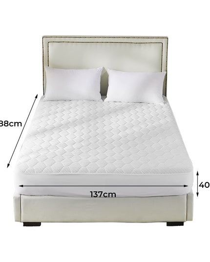 Dreamz Mattress Protector Topper Bamboo Double-1973193965075304450