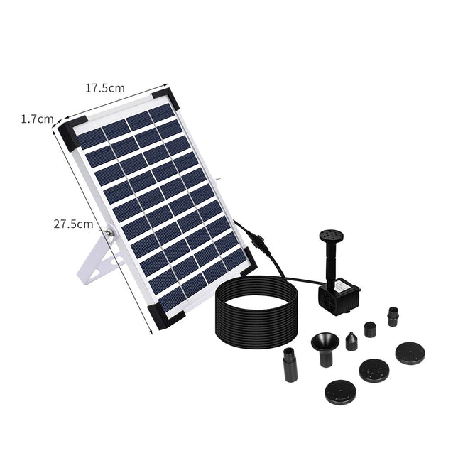 Solar Fountain 5W Powered Water Power-1973193769079672834