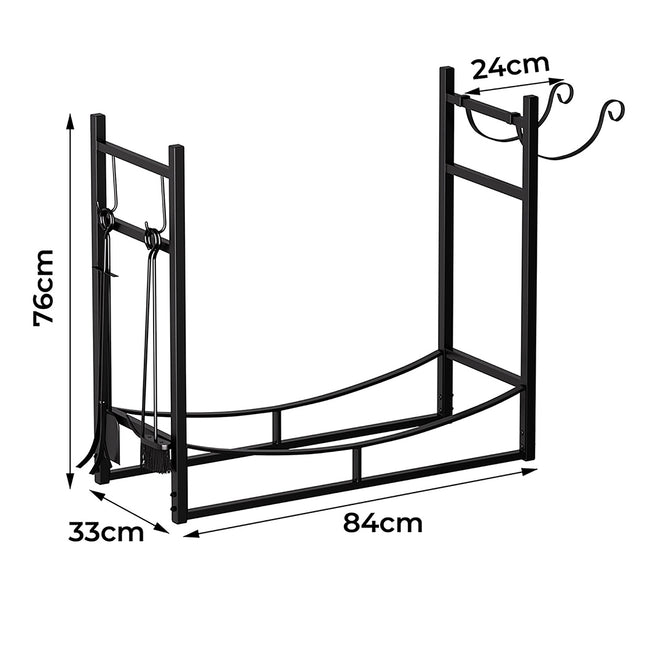 Moyasu Firewood Rack Fireplace Tool Log Holder-1973193532269268994