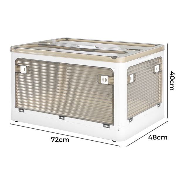 Storage Box Plastic Stackable Container L Large-1973193711491878914