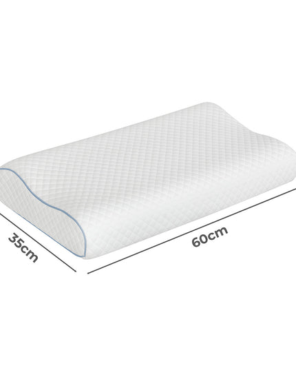 Dreamz Memory Pillow Supprt Shoulder FoamWhite Pillowcase-1973193536794923010