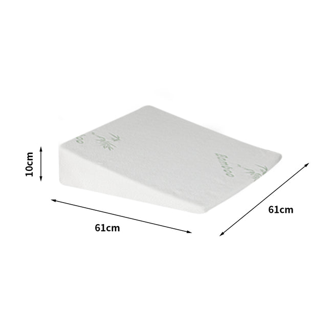 DreamZ Bedding Wedge Pillow Memory Foam White 10-1973193851833290754