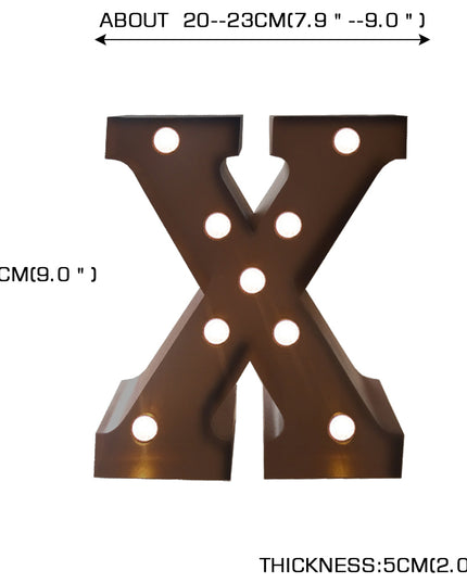 LED Metal Letter Lights Free Standing-1973194150023139330