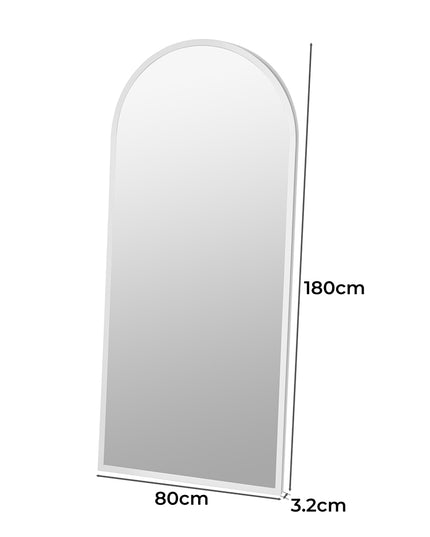 Yezi Floor Mirror Full Length Mirrors 1.8M White-1975420501320929282